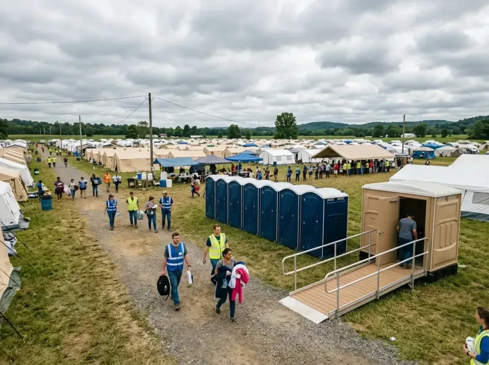 disaster-relief-camp-restrooms-010 — frequently asked questions, Dumpster & Portable Bathrooms Rental in Benton, AR